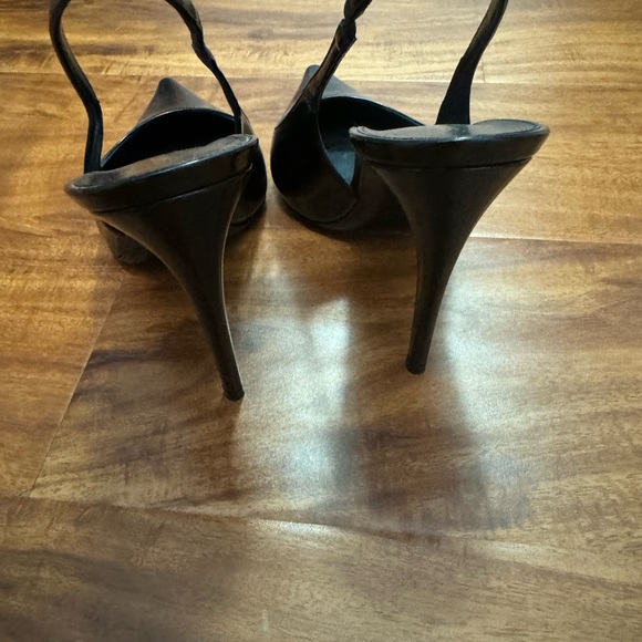 Saint Laurent slingback pumps in black size 38.5 - Picture 3 of 6